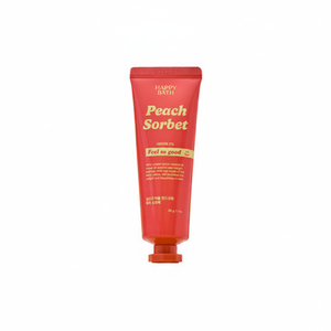 Happy Bath Peach Sorbet Fragancia 50g Crema de manos Feel Good Perfume con lociones nutritivas - Product Image 2