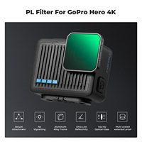 Filtre polarisant optique en verre K&F Concept multi-couches HD pour caméra GoPro Hero 4K, filtre PL en gros