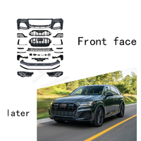 Kit carrosserie HXHY pour Audi Q7 2016-2019 et SQ7 2020-2023 : Pare-chocs avant et contour de phares en plastique pour un fini parfait