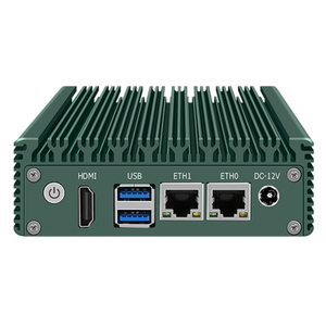 Ucuz cep Mini PC 6W Ultra X86 Pentium N3700 n4 4 çekirdekli Mini endüstriyel bilgisayar fansız güvenlik duvarı PC GPIO çift LAN 2xUSB3.0 - Product Image 6