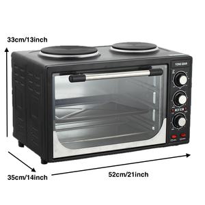 Buona reputazione forno elettrico per uso domestico piccola crostata di pane 30l forno elettrico con 2 piastra calda - Product Image 2