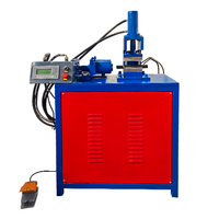 Machine semi-automatique de formage de terminaisons coniques carrées pour tubes thermorétractables, en acier inoxydable et aluminium, pour pieds de meubles, tables et chaises, jusqu'à 45 mm