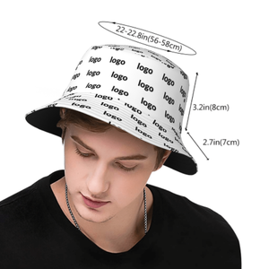 Sombrero de pescador unisex con estampado de Minecraft transfronterizo, estilo hip-hop, de ala plana, con diseño de personaje de dibujos animados, para exteriores y protección solar. - Product Image 3