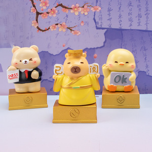 Série de figurines en résine pour le bureau, boîte mystère, figurine mignonne, décoration de bureau, cadeau - Product Image 2