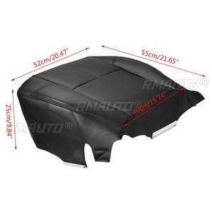 Housse de siège de voiture noire pour Chevrolet Silverado 1500 2500HD 3500HD 2007 2008 2009 2010 2011 2012 2013 2014 - Product Image 2