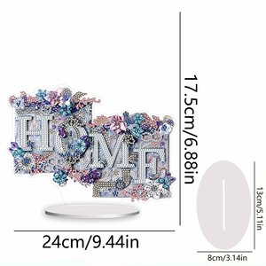 HOME <span class=keywords><strong>LOVE</strong></span> DIAMOND PEINTURE 5D DIY TABLE CRAFT PERLES ART - Product Image 4