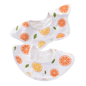 Baberos de algodón tejidos para bebés, baberos impermeables para recién nacidos, bonitos, unisex, ecológicos, portátiles, para el cuello - Product Image 4