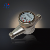 Compteur d'eau froide multi-jets en acier inoxydable, classe 2, IP68, sortie impulsionnelle, norme russe, OEM MAP10, pression
