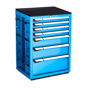 Fami Master Key Comfort C0-Eh=36x36 <b>Drawer</b> Cabinet 5 <b>Drawers</b> Blue Ral5012 <b>Tool</b> Storage Cabinet - Product Image 2