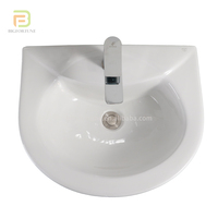 Ensemble Sanitaire Céramique Personnalisé Populaire à Vente Chaude : WC Deux Pièces et Lavabo sur Colonne