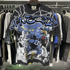 Camisetas de Alta Calidad 100% Algodón para Hombre, Ropa Urbana, Camisetas Gráficas Y2K, Camisetas Extra Grandes, Camiseta Majestik para Hombre - Product Image 5