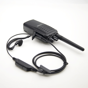 หูฟังแบบมีสายคุณภาพสูงระดับมืออาชีพ ขนาด 2.5 มม. และ 3.5 มม. แบบสองช่องเสียบ สำหรับวอล์คกี้ทอล์คกี้ - Product Image 1