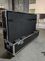 Boîtier de transport pour téléviseur en aluminium sur mesure, fabriqué en usine OEM, 55 pouces, 65 pouces, 75 pouces, 85 pouces, pour le transport de téléviseurs.