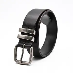 Wholesale Luxury Genuine Leather Belts With Adjustable Casual Custom Leather Belt For Men