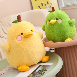Peluche Canard Mignon Super Doux en Coton PP, Design Petite <span class=keywords><strong>Poire</strong></span>, Compagnon de Sommeil pour Enfants, Oreiller à Câliner pour Filles de 7 à 14 Ans - Product Image 3