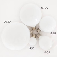 12V 24V LED Globe Ampoule G45 G50 G60 G80 G95 G125 G150 Verre Laiteux E27 5W Ampoules pour Résidentiel Fait Miroir Pendentif Lumières