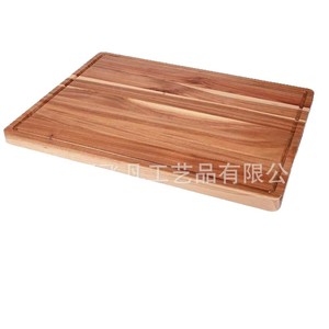 เขียงไม้กระถินณรงค์ 61x45.7x3 ซม. รูปทรงสี่เหลี่ยมผืนผ้าอเนกประสงค์ สำหรับหั่นขนมปัง สเต็ก ชีส - Product Image 1