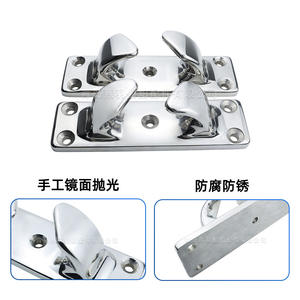 Borne de guidage/rampe de quai en acier inoxydable 316 robuste de 280 mm, état neuf, roulement à billes pour bateau, port/chemin de bateau - Product Image 6