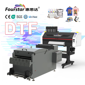 Máquina DTF digital altamente eficiente Impresora semiautomática rollo a rollo Cabezales duales 450 pcs/h 1 año de garantía Impresora DTF 60cm - Product Image 1