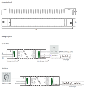 Fuente de Alimentación LED DALI Euchips LCP150AD-1H24V 150W 24V DC, Entrada 220-240VAC, Eficiencia 80-89% - Product Image 5