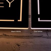 Lampes à LED personnalisées pour numéros de maison, enseignes néon solaires automatiques et étanches pour bâtiments, bars, bureaux