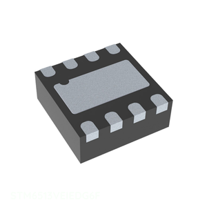 8 circuits intégrés de gestion de l'alimentation (PMIC) à puce exposée WFDFN STM6513VEIEDG6F, circuit intégré original, superviseur 1 canal 8TDFN - Product Image 1