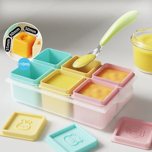 Mini 3oz snack sauces à salade plateau à vinaigrette en silicone de qualité alimentaire enfants collation pour tout-petits - Product Image 3