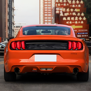 Per Ford Mustang 2015 2023 luci posteriori a LED per Auto gruppo lenti rosse fanali posteriori per Auto con tensione 24v luce di svolta lampeggiante strumento di accesso - Product Image 6