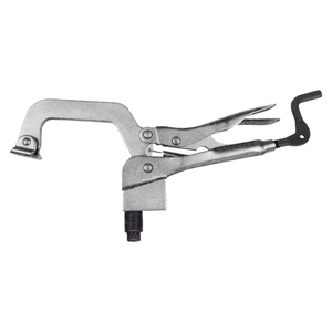 Penjepit Meja Inserta Pliers, Insert 5/8 inci, Kedalaman Mulut 3 inci, Bukaan 4 inci, Penjepit Meja Terpasang, Gagang Engkol Belakang, untuk Meja Las BuildPro - Product Image 4