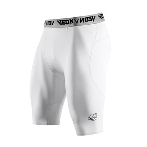 Shorts de compression pour hommes Veidoorn en gros, logo personnalisé, faible MOQ, respirants, séchage rapide, pour la gym, le fitness, la course, en polyester - Product Image 3
