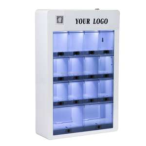 Máy Bán Hàng Tự Động Dạng Lưới Gắn Tường Thông Minh Khách Sạn Máy Rút <span class=keywords><strong>Mini</strong></span> Bán Dẫn Tiên Tiến Thanh Toán Bằng Mã QR Trong Nhà - Product Image 1