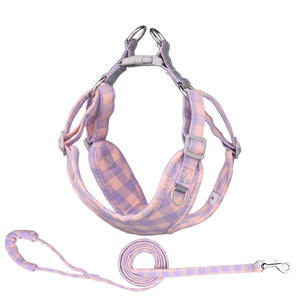 Coleira para cachorro resistente de algodão, coleira peitoral para cães - Product Image 2