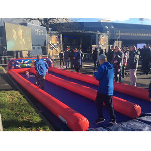 Jeux de <span class=keywords><strong>bowling</strong></span> gonflables géants pour enfants de 8x3m, jeux sportifs gonflables d'extérieur pour les événements des enfants - Product Image 4
