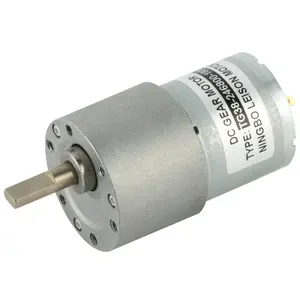 12v 24v 37mm תיבת הילוכים אקסצנטרי פיר Dc הילוך מנוע עבור RC רכב רובוט מהירות 1 סל"ד כדי 3000 סל"ד מותאם אישית