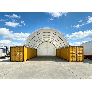 Container shade canopy for warehouse storage garage Warehouse storage <b>tent</b> PVC storage shelter Waterproof Canopy Storage Shed - Product Image 3