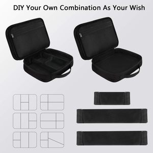 Custom Electronic Organizer Bag Two Layers Large Capacity <strong>Camera</strong> Accessory Storage Bag for Travel &amp; Home - Product Image 3