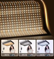Lampe de studio photo portable à montage rapide, boîte à lumière rectangulaire 60*60cm, lumière de caméra à grille bicolore 150w