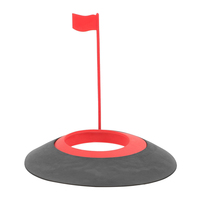 Hochwertiger Golf-Putting-Cup Trainingshilfe für Golfübungen Indoor & Outdoor Golf-Putting-Green Regulierter Cup mit Flagge
