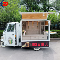 Camion de restauration commerciale à vendre chariot à café cuisine mobile tuk tuk tricycle électrique camion de nourriture chariot de nourriture mobile