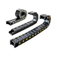 Cadena portacables flexible serie ZQ para guías lineales, bandeja portacables flexible, pieza neumática