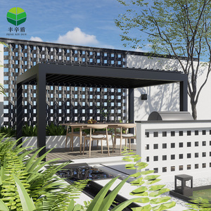 <span class=keywords><strong>Pergola</strong></span> d'extérieur étanche en aluminium <span class=keywords><strong>bioclimatique</strong></span>, auvent, pavillon gazebo <span class=keywords><strong>3X3</strong></span> 3X4 4X4 6X4m, pare-soleil pour balcon - Product Image 6