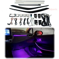 Pour Toyota Corolla/Levin 2019+ : Bande de garniture de finition en fibre de carbone pour éclairage d'ambiance intérieur de voiture