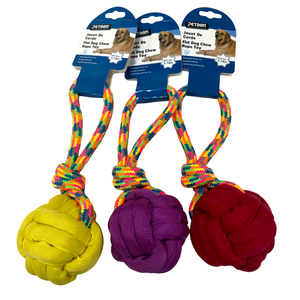 Nouveaux jouets à mâcher pour chiens en coton mélangé, cordes pour jeux, tailles moyenne et grande - Product Image 1