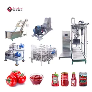 Máquina de producción de jugo de tomate, solución llave en mano, línea de procesamiento de pasta de tomate