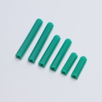 Cheville murale universelle en plastique de qualité supérieure, colorée, pleine taille, pour cloison sèche