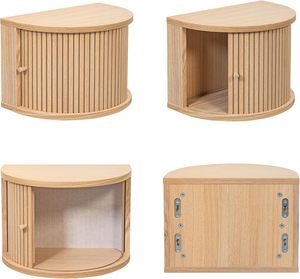 Combohome ripiano galleggiante in legno a parete mensole per corridoio e ingresso appeso cubo <span class=keywords><strong>comodino</strong></span> in legno <span class=keywords><strong>comodino</strong></span> - Product Image 5