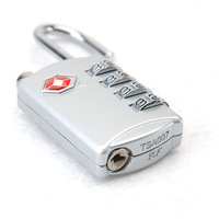 Cadenas de voyage à combinaison à 3 chiffres en alliage de zinc de haute qualité, approuvé TSA, pour valise et chariot avec marques TSA