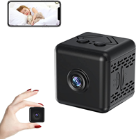 Mini caméra de surveillance sans fil 1080P étanche jour/nuit pour la sécurité domestique avec options de stockage sur carte mémoire Cloud, design solide et luxueux