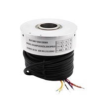 EH100P1024Z5L30X3PR10 Encodeur Rotatif Optique Incrémental pour Ascenseur à Arbre Creux 100mm 30mm 1024PPR DC5V TTL Câble 10M
