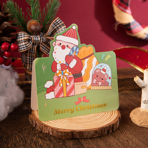 2025 3D Christmas <b>Cards</b> Gold Foil Holiday Greeting <b>Cards</b> with Envelopes Thanksgiving & Xmas <b>Gift</b> <b>Cards</b> for Family Friends - Product Image 6